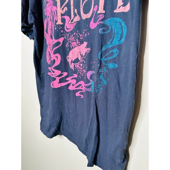 Daydreamer Pink Floyd Dress in Vintage Navy Band Tee Oversized Size Extra Small - Picture 8 of 9